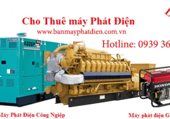 Cho thuê máy phát điện thủ đức